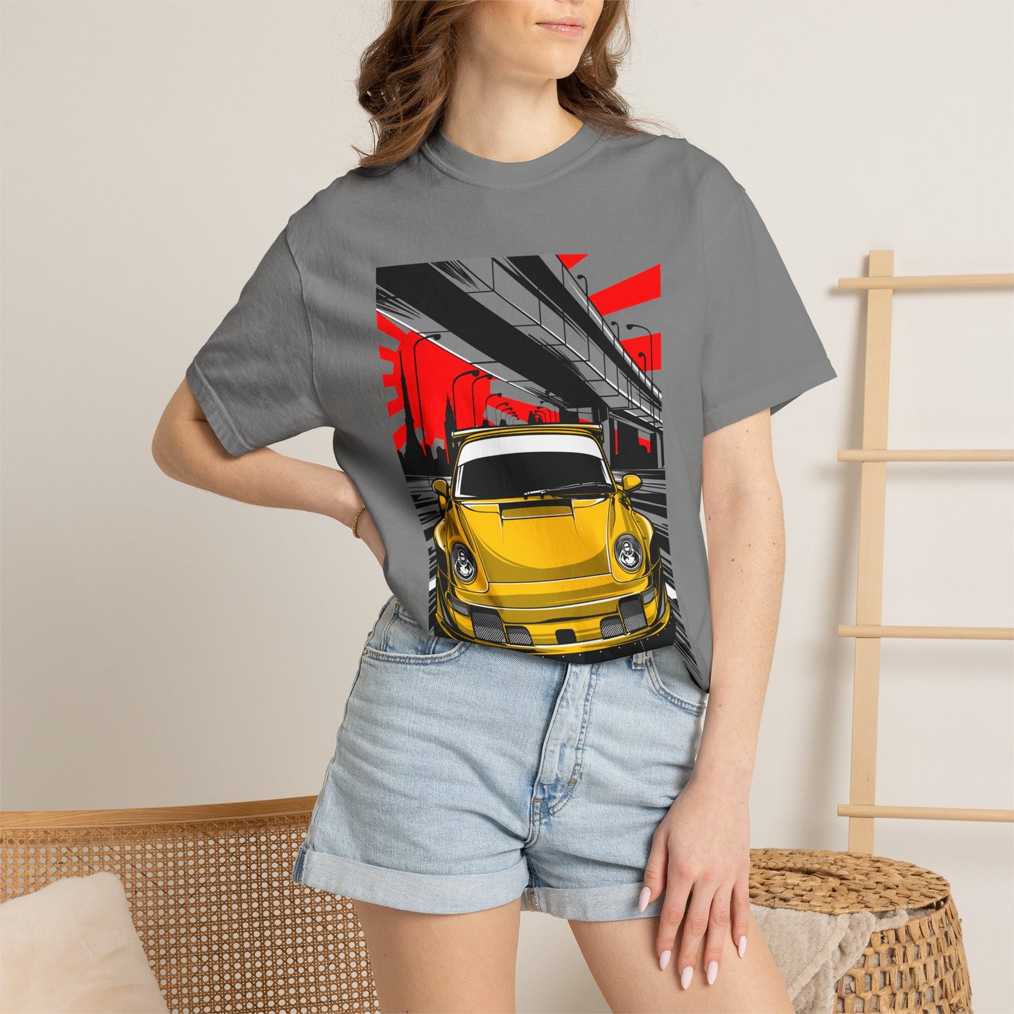 Retro Pop Art Sports CarT-shirt
