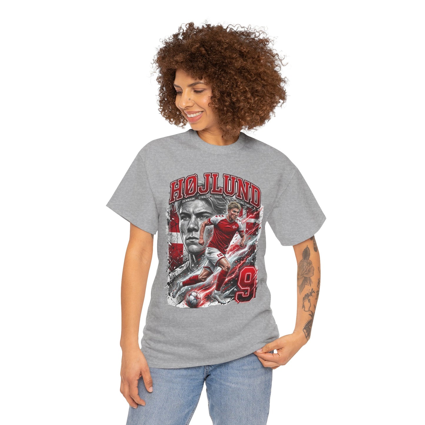 Højlund #9 – Danish Rising Force T-Shirt