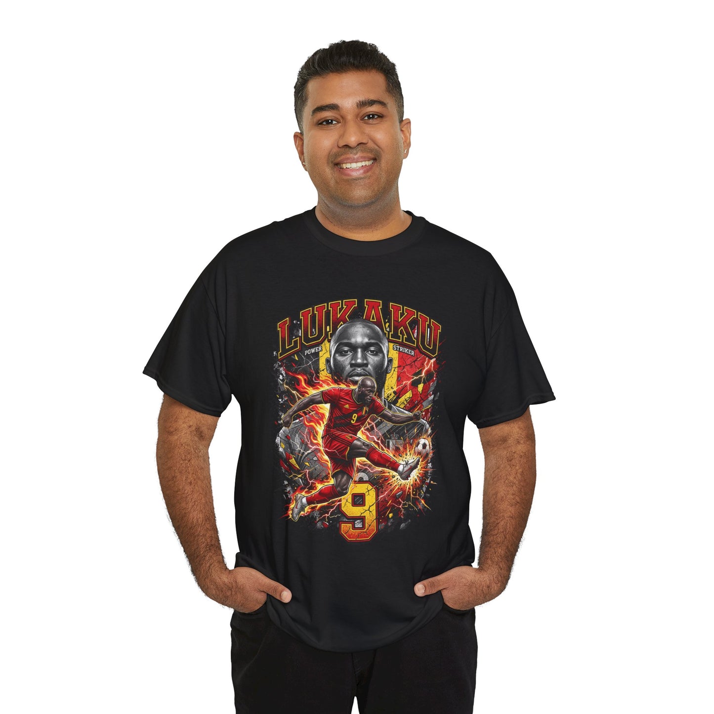 Lukaku #9 – Belgian Powerhouse T-Shirt