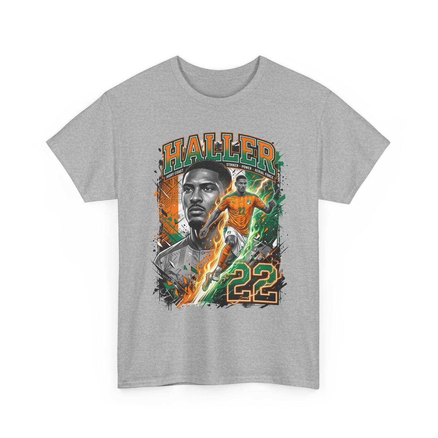 Haller #22 – Ivory Coast Power Striker T-Shirt