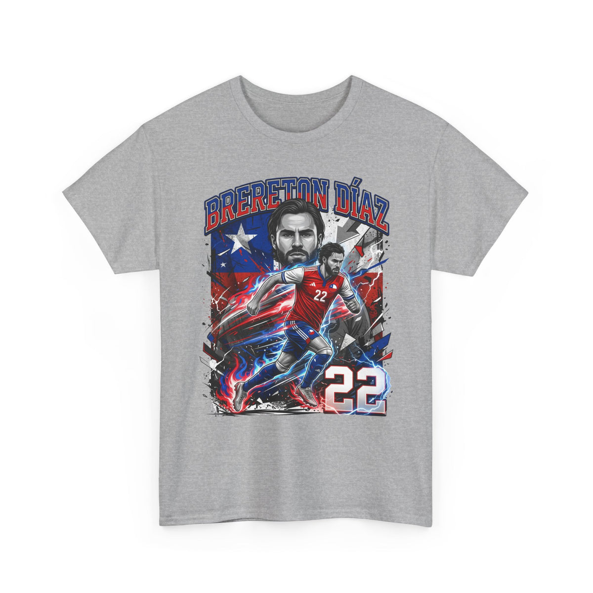 Brereton Díaz #22 – Chilean Warrior T-Shirt