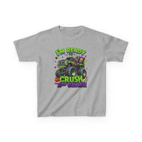 I’m Ready to Crush 2nd Grade Monster Truck Kids T-Shirt – Back to School Tee