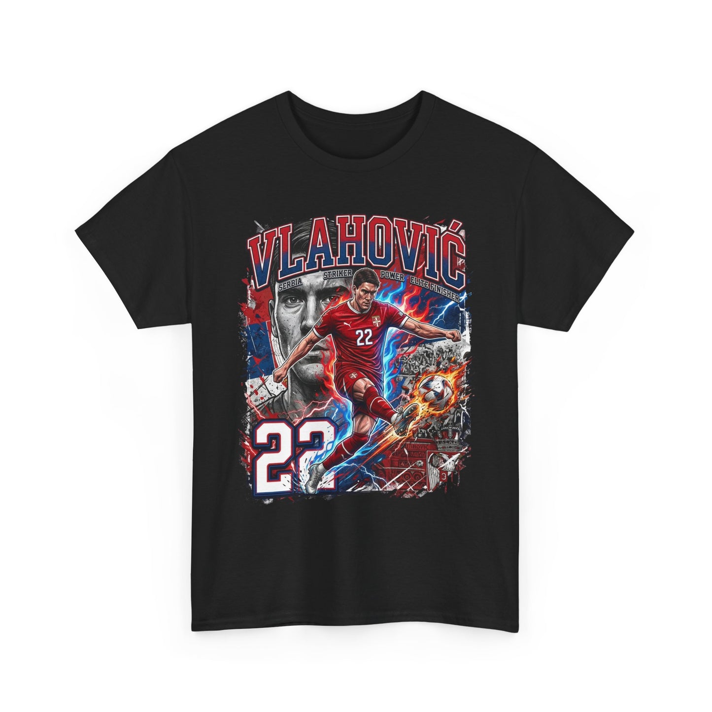 Vlahović #22 – Serbia Elite Finisher T-Shirt