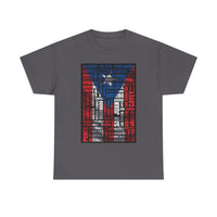 Puerto Rico Flag Word Cloud T-Shirt — Puerto Rican Pride Tee with Names Design