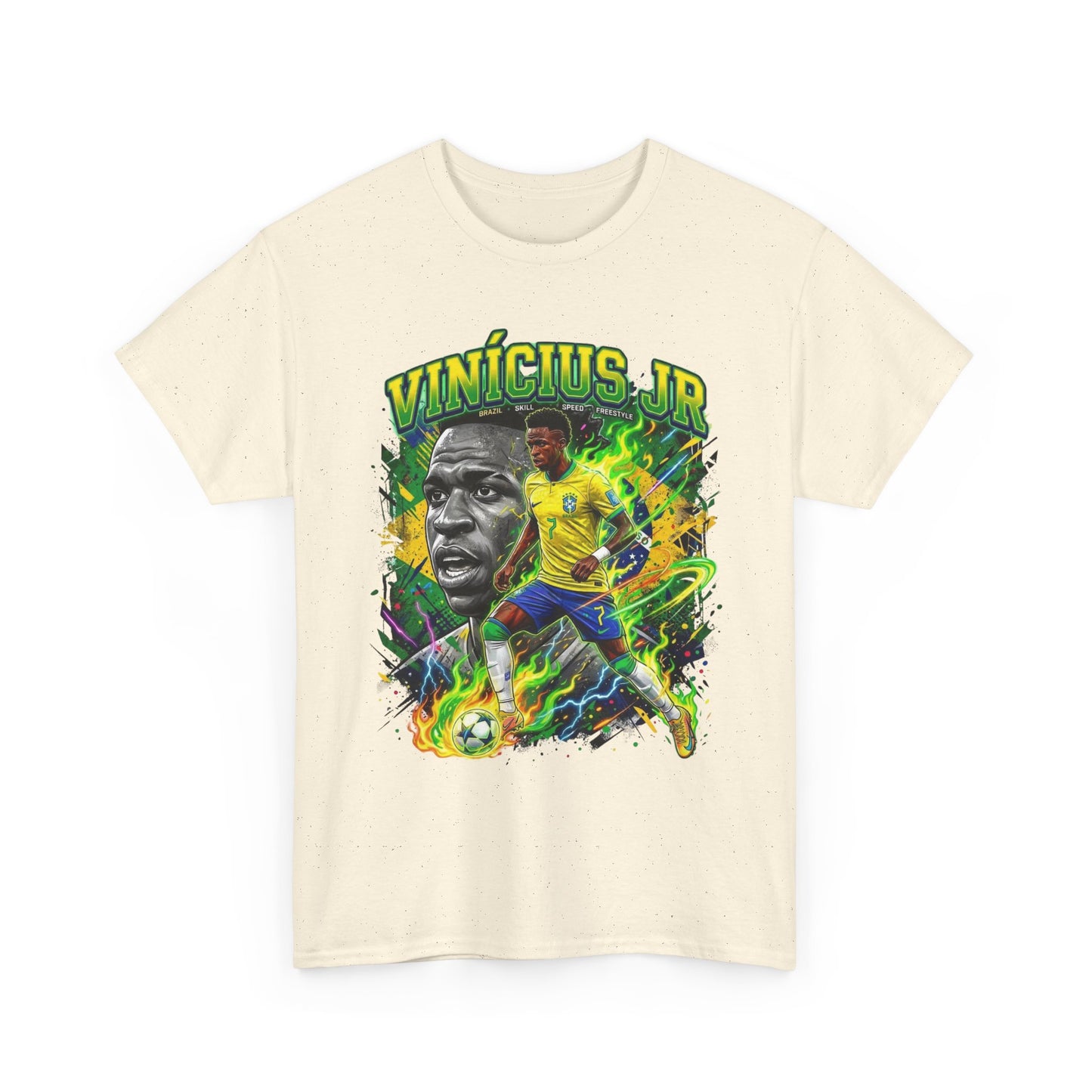 Vinícius Jr. #7 – Brazilian Fire T-Shirt