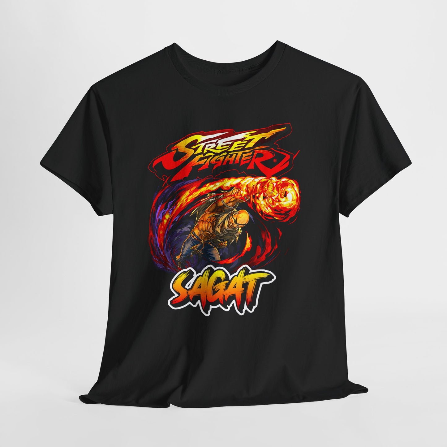 Street Fighter Sagat Fireball Attack T-shirt