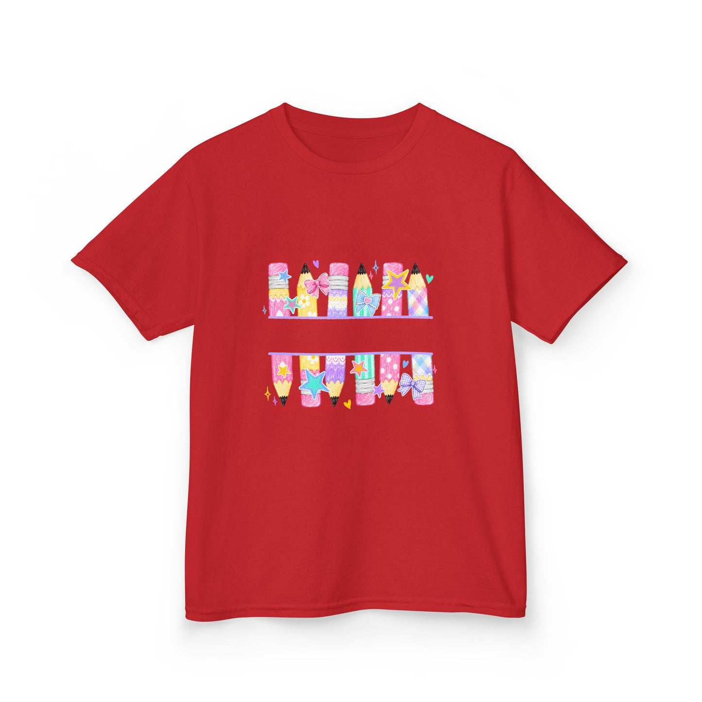 Colorful Pencil Magic Kids School T-Shirt – Cute Back to School Design