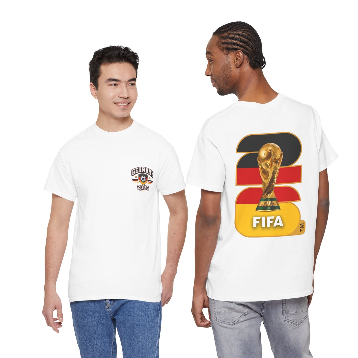Germany 2026 FIFA World Cup Fan Edition – Front Crest & Championship Back Graphi T-Shirt