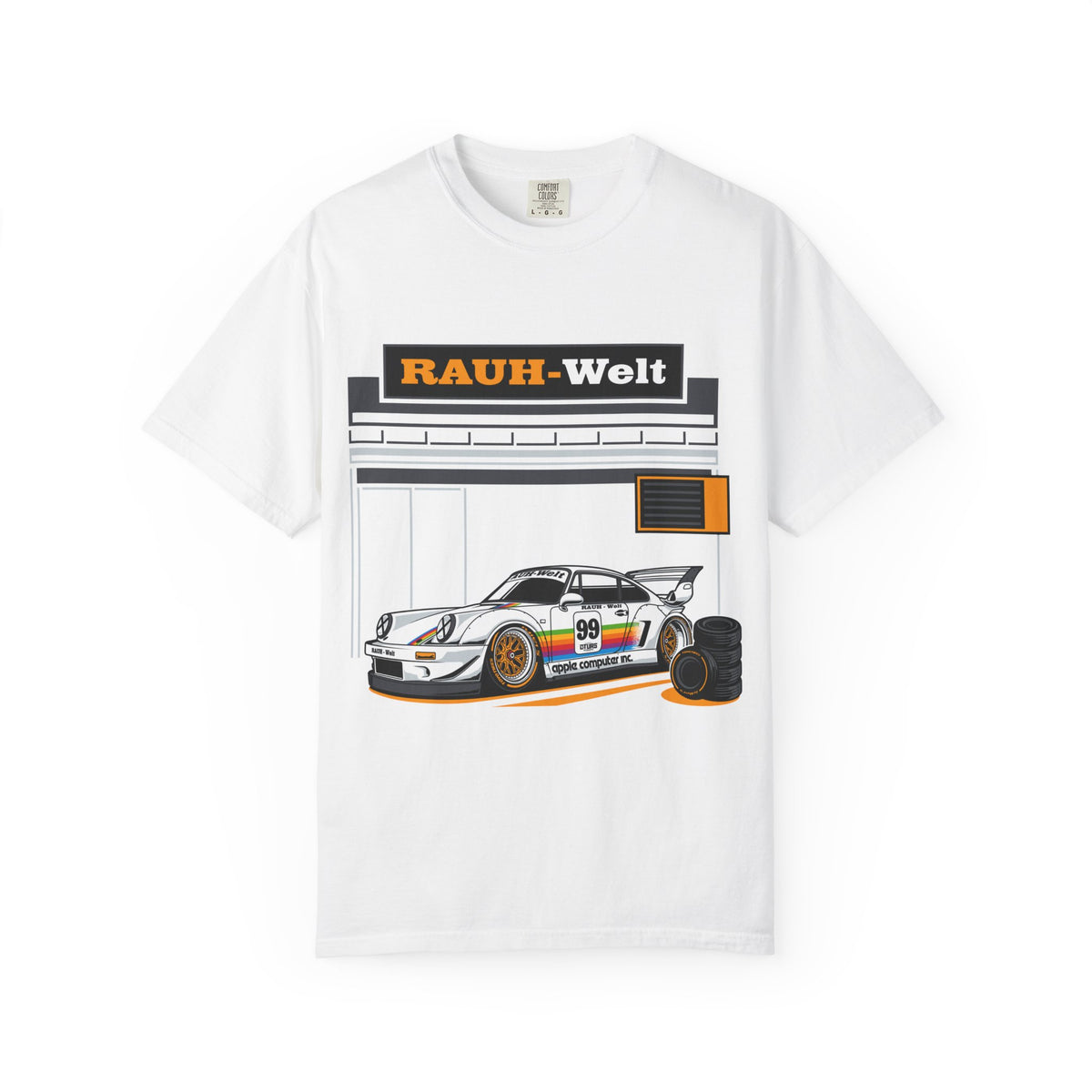 RAUH-Welt 911 Race Car GarageT-shirt