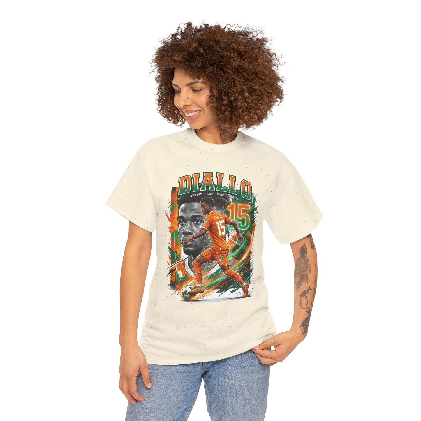 Diallo #15 – Rising Star of Ivory Coast T-Shirt