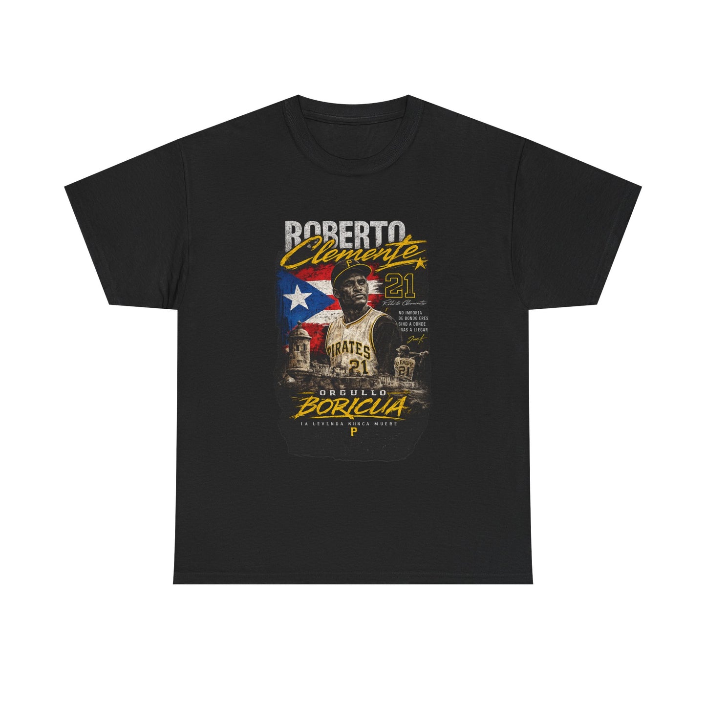 Roberto Clemente Puerto Rico Tribute T-Shirt