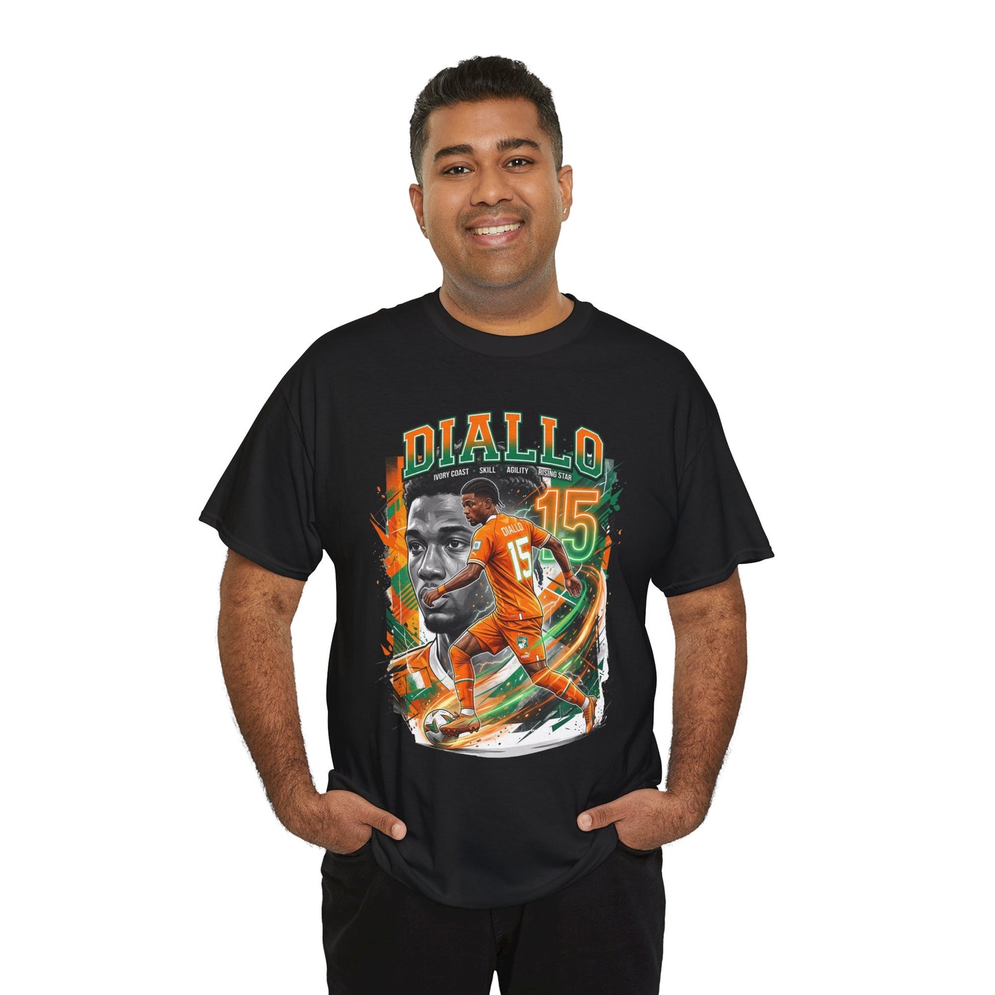 Diallo #15 – Rising Star of Ivory Coast T-Shirt