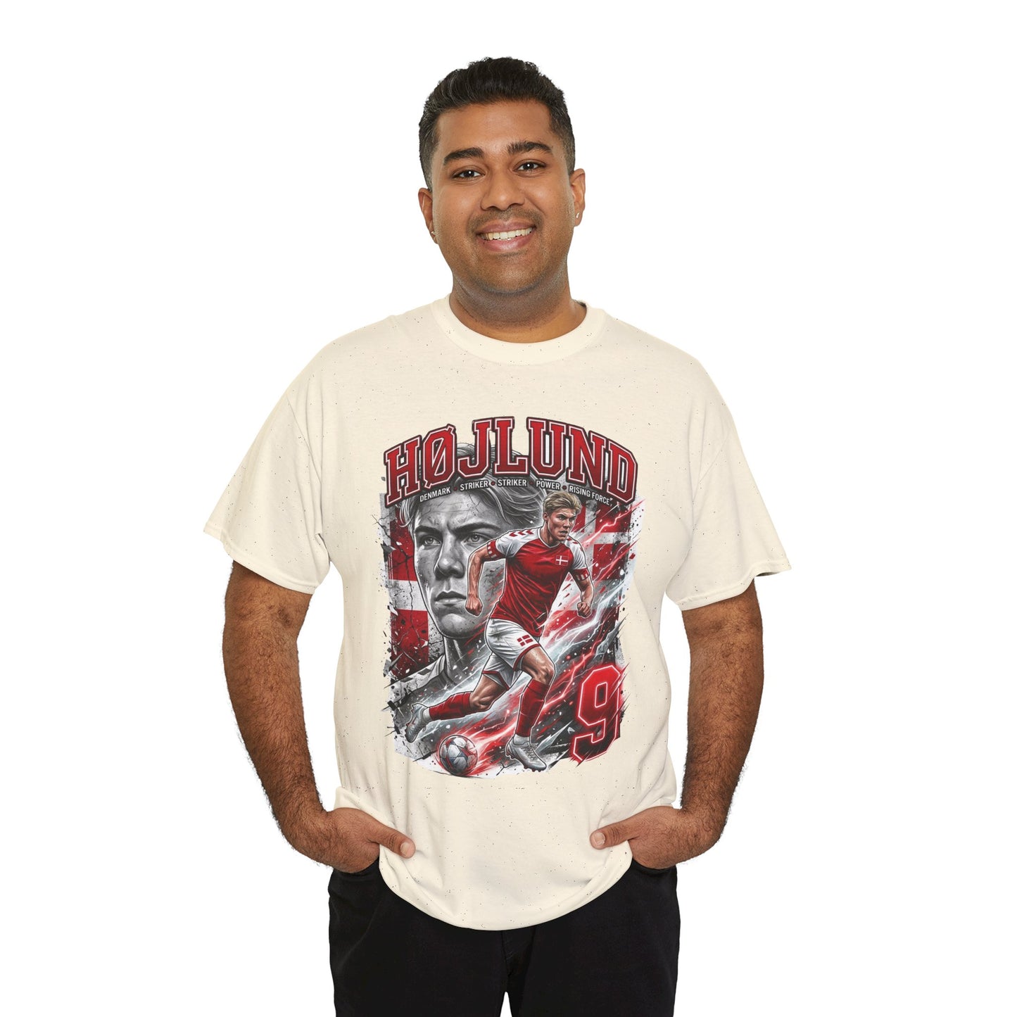 Højlund #9 – Danish Rising Force T-Shirt