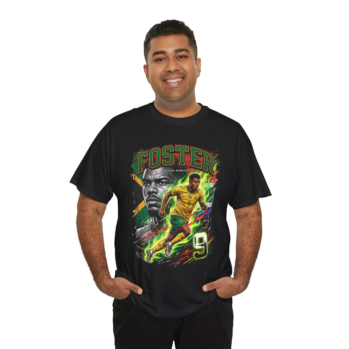 Foster #9 – South Africa Power Striker T-Shirt