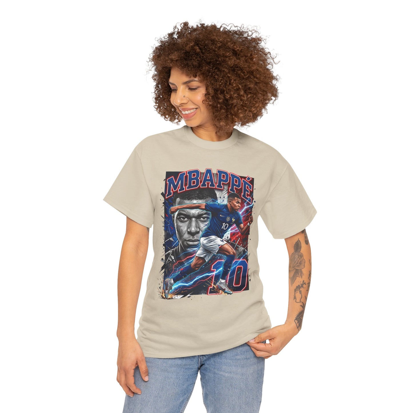 Mbappé #10 – French Lightning T-Shirt