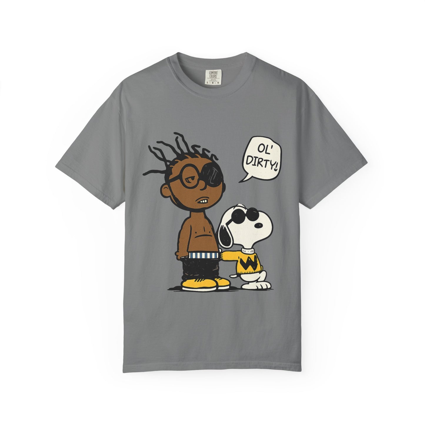 Ol' Dirty Beagle Mashup T-Shirt – Hip-Hop Inspired Cartoon Parody Streetwear Tee