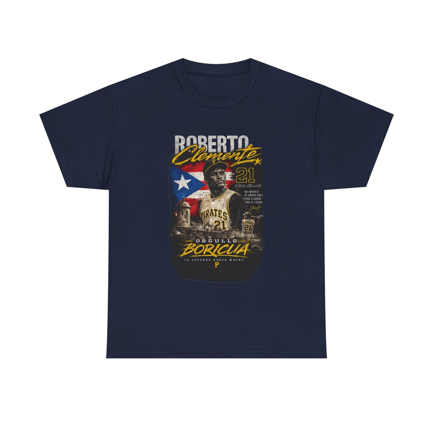 Roberto Clemente Puerto Rico Tribute T-Shirt