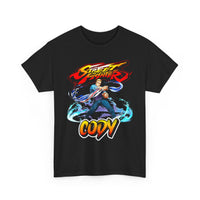 Cody Street Fighter Combat Pose T-shirt