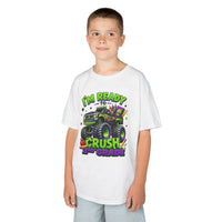 I’m Ready to Crush 2nd Grade Monster Truck Kids T-Shirt – Back to School Tee