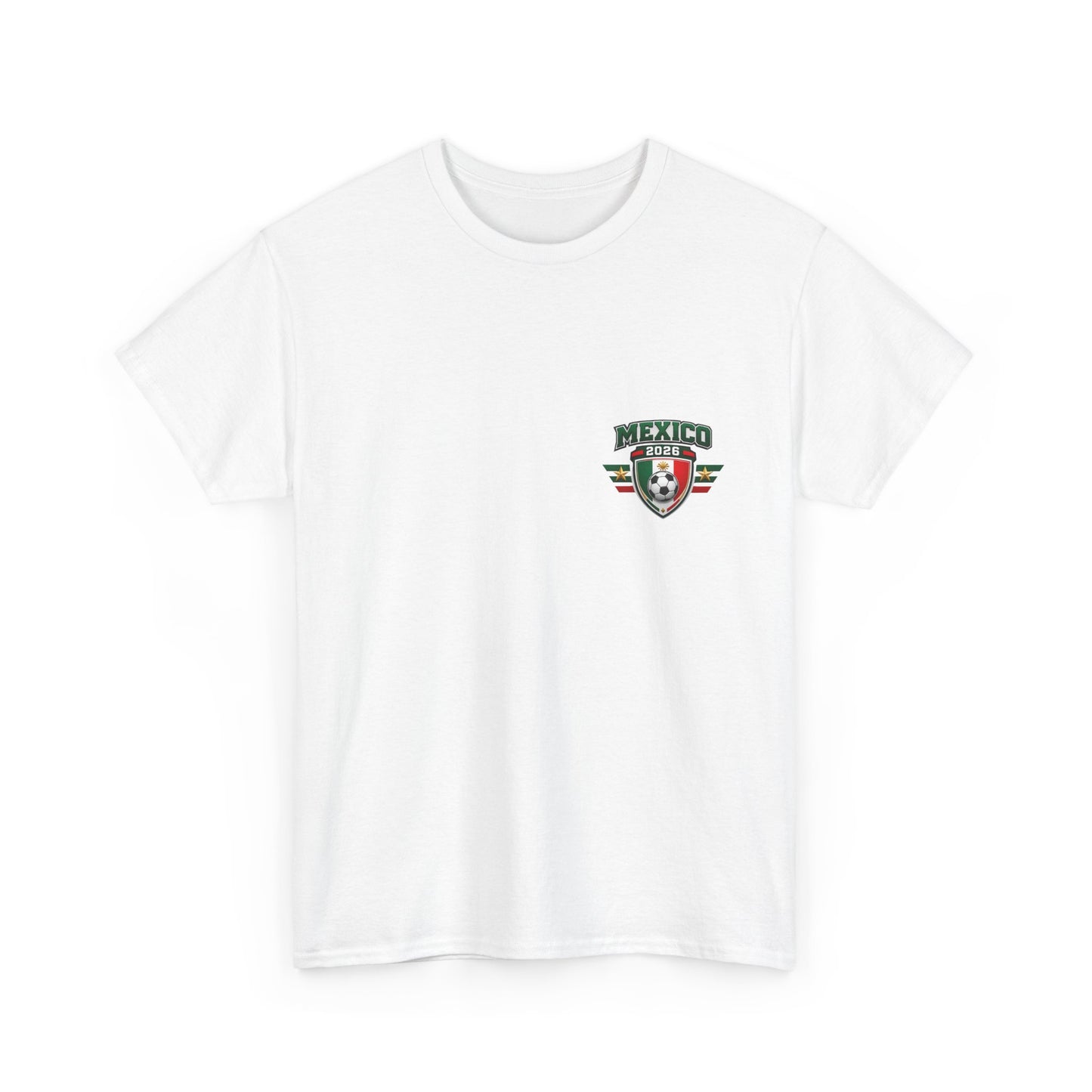 Mexico 2026 FIFA World Cup Fan Edition – Front Crest & Championship Back Graphic T-Shirt