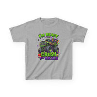 I’m Ready to Crush 1st Grade Monster Truck Kids T-Shirt – First Day of School Tee