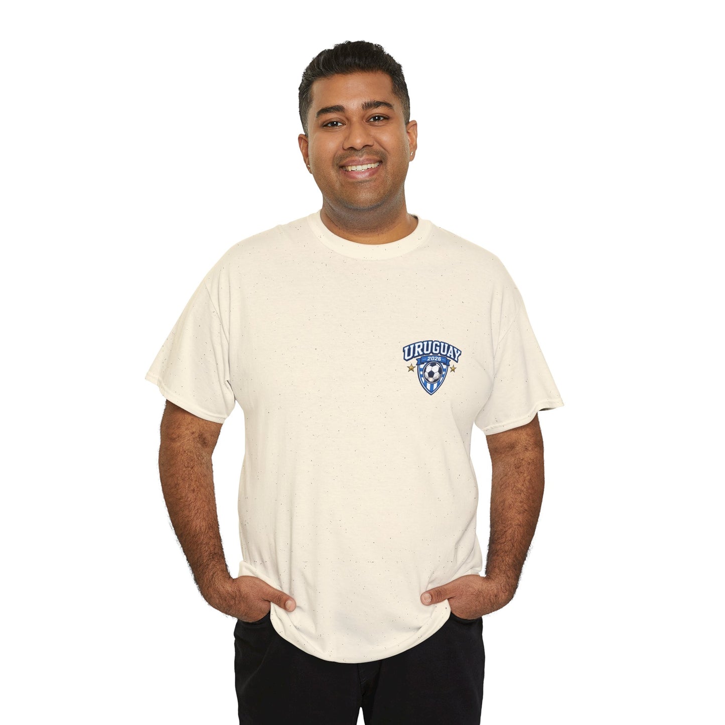 Uruguay 2026 FIFA World Cup Fan Edition – Front Crest & Championship Back Graphic T-Shirt