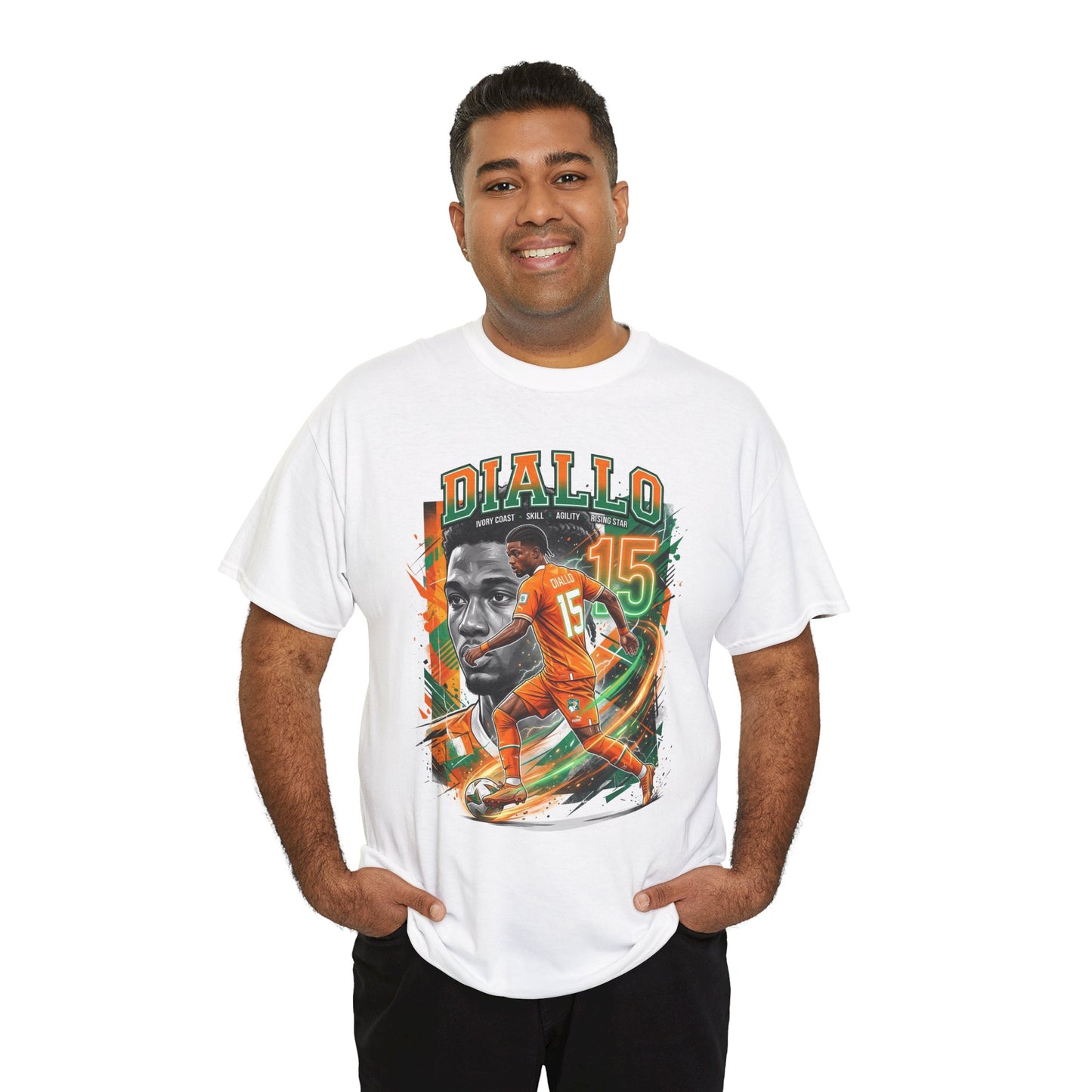 Diallo #15 – Rising Star of Ivory Coast T-Shirt
