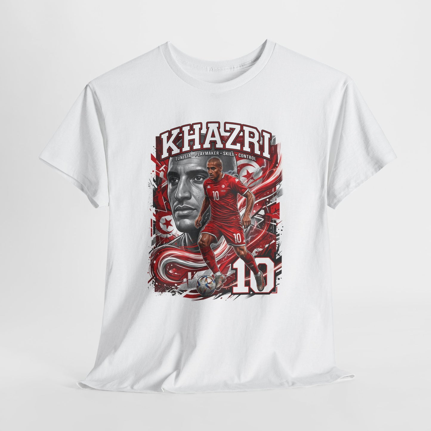 Khazri #10 – Tunisia’s Master Playmaker T-Shirt