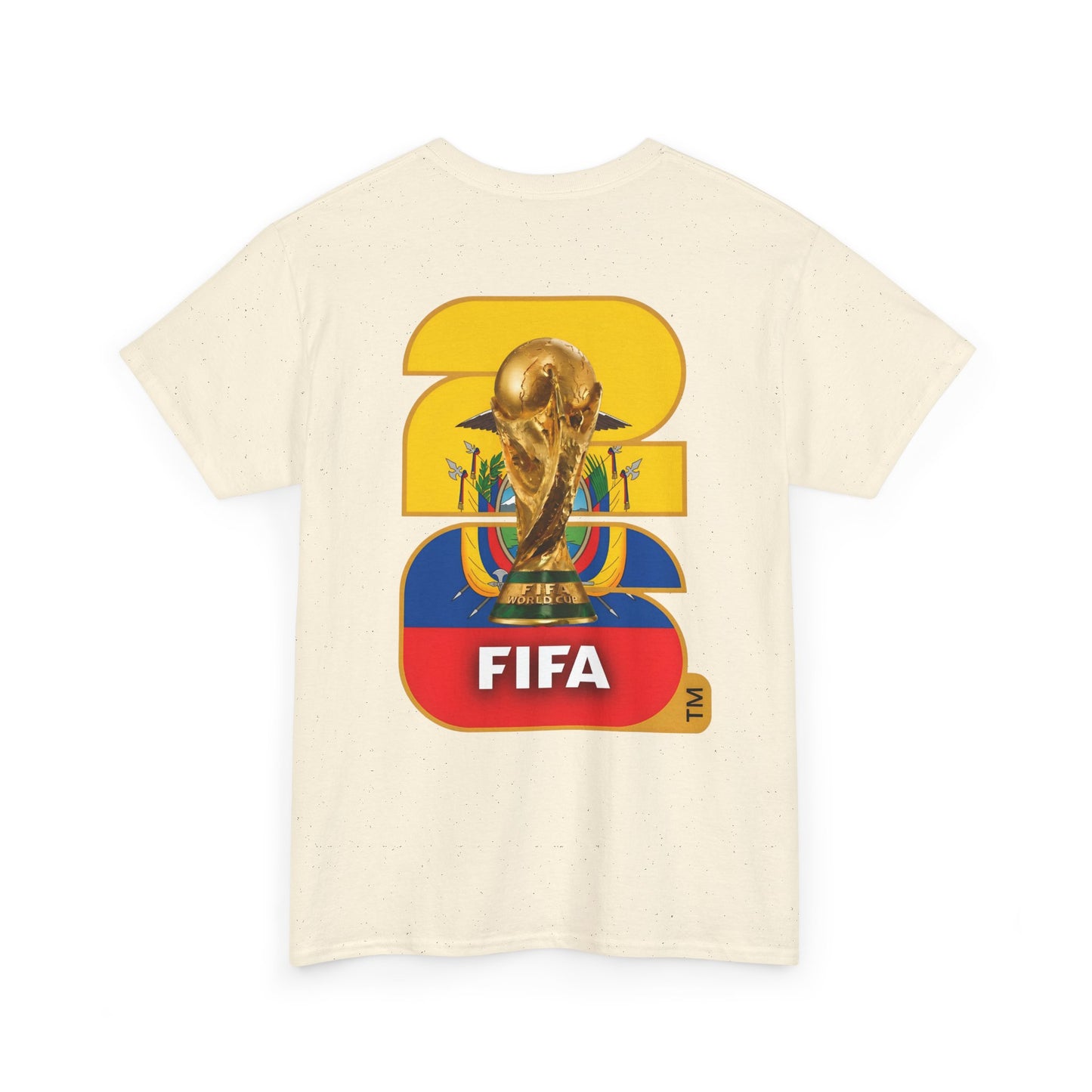 Ecuador 2026 FIFA World Cup Fan Edition – Front Crest & Championship Back Graphic T-Shirt