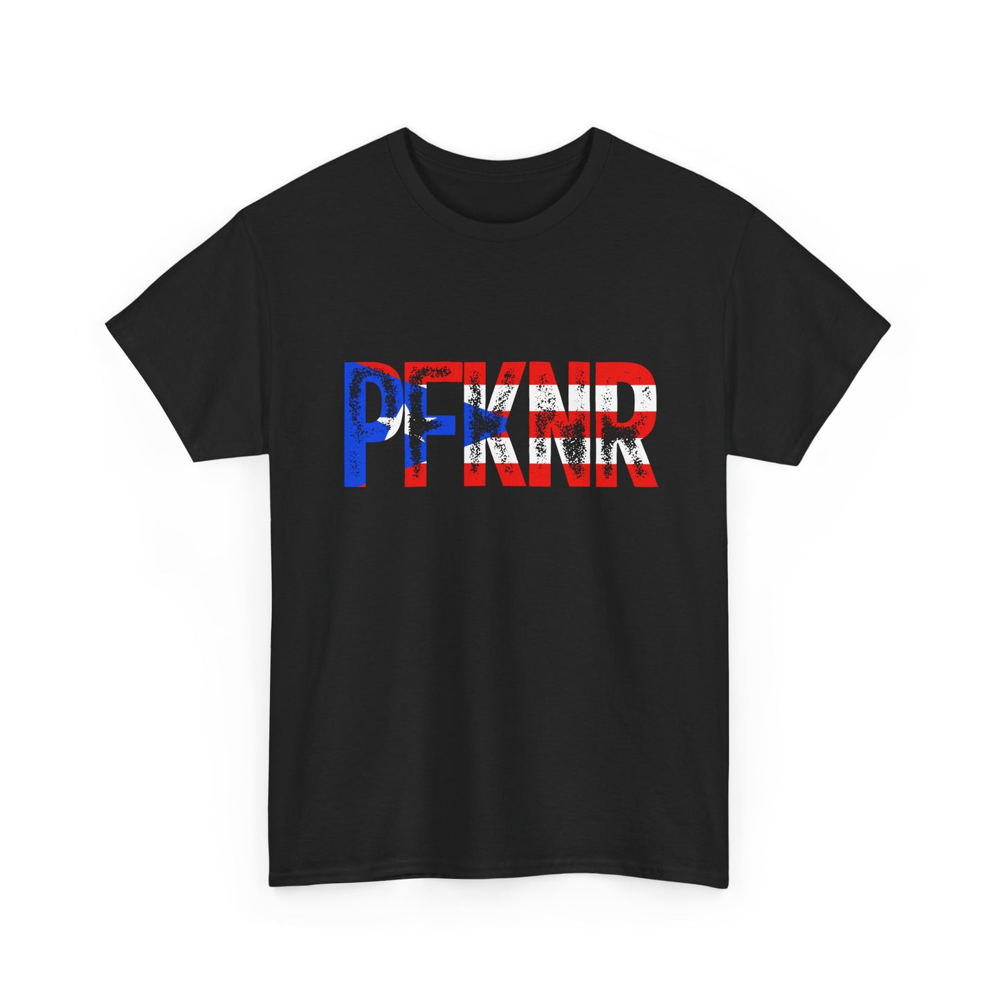 Patriotic 'PFW' Flag Graphic T-Shirt — Red White Blue Americana Tee