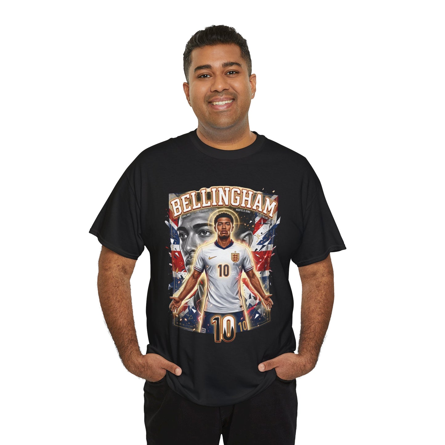 Bellingham #10 – England’s Golden Star T-Shirt