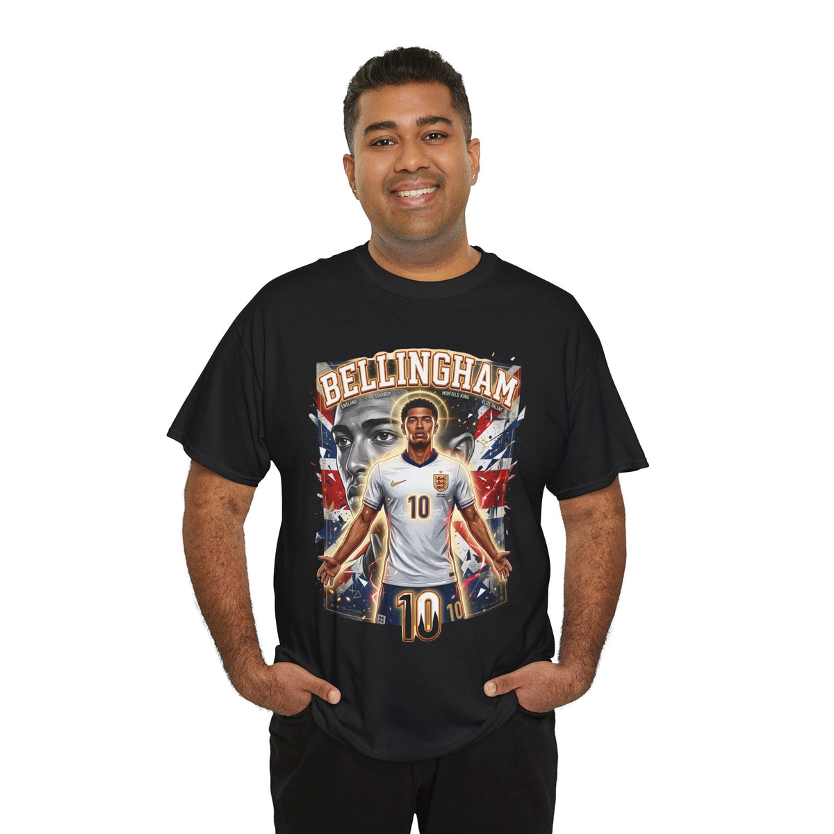Bellingham #10 – England’s Golden Star T-Shirt