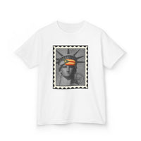 Puerto Rico Liberty Stamp Kids T-Shirt – Boricua Pride Design