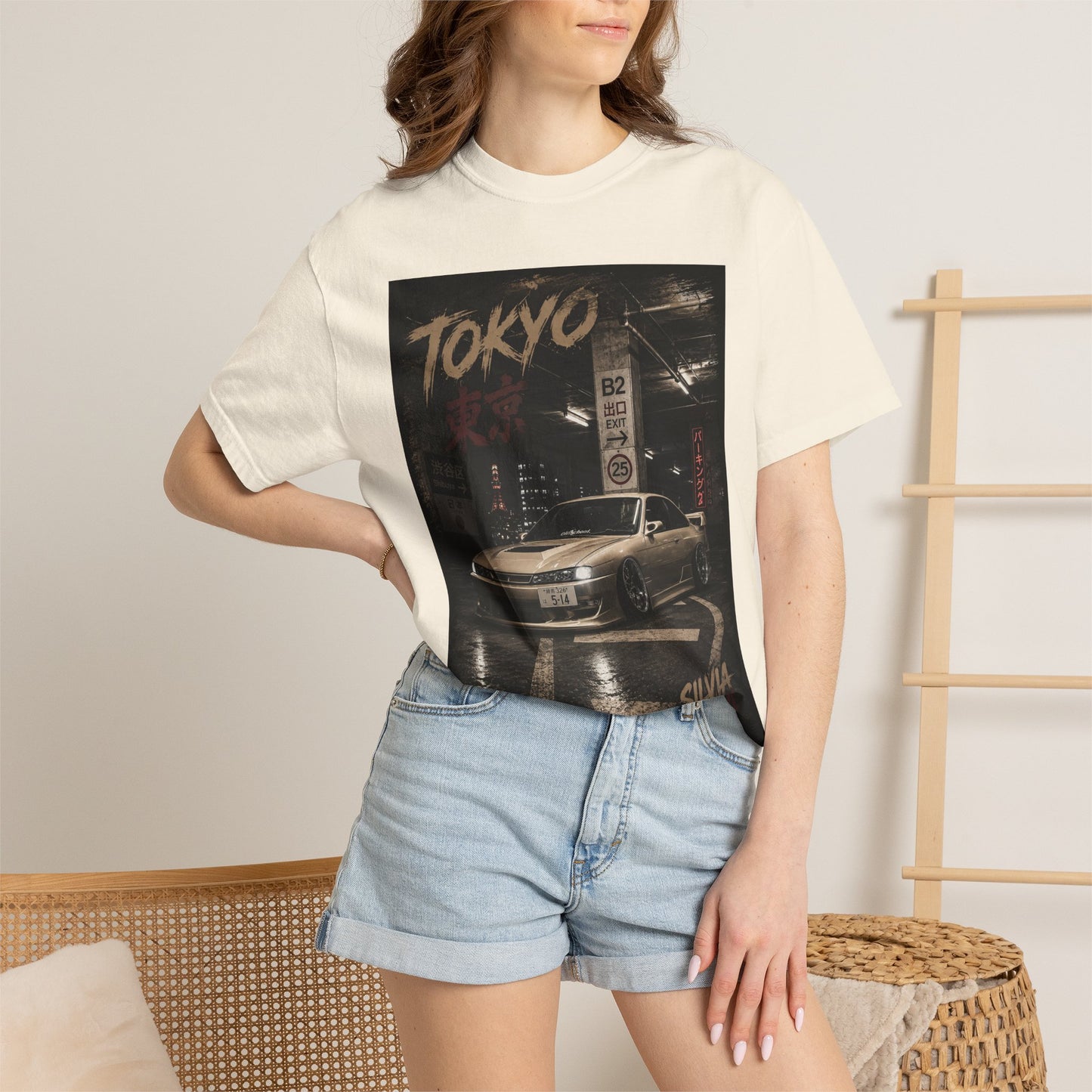 Tokyo Silvia T-Shirt — Night Street JDM Car Graphic Tee