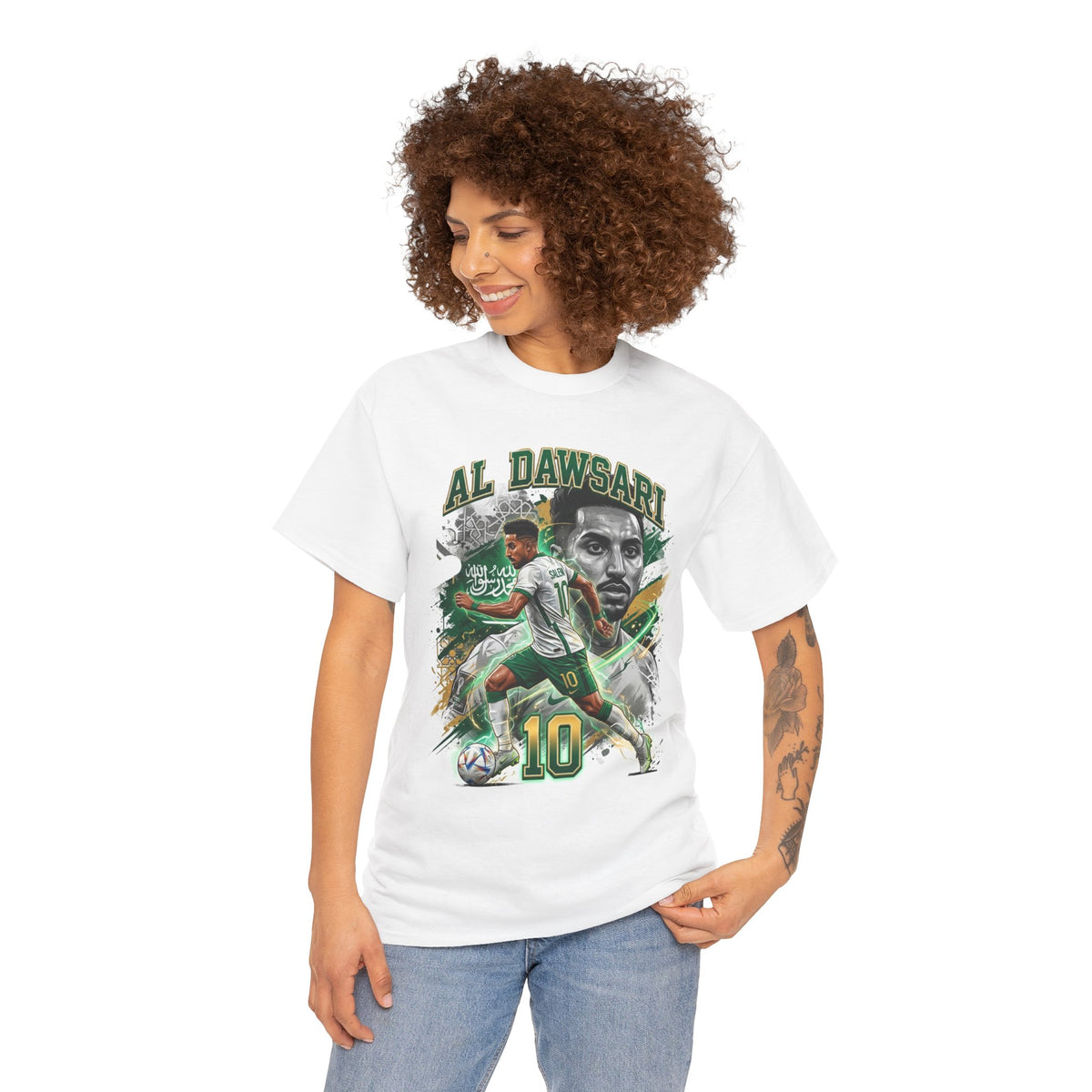 Al Dawsari #10 – Saudi Arabia Football Star T-Shirt