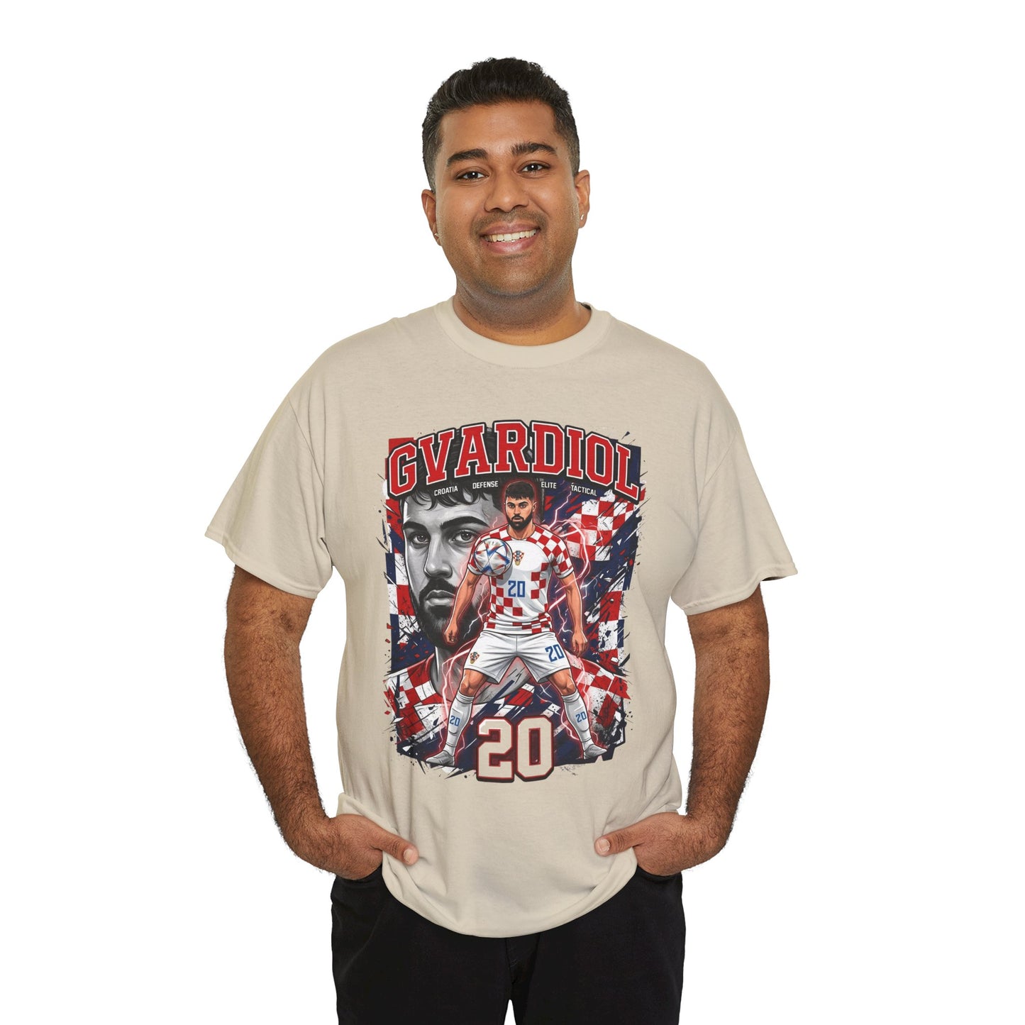 Gvardiol #20 – Croatian Wall T-Shirt