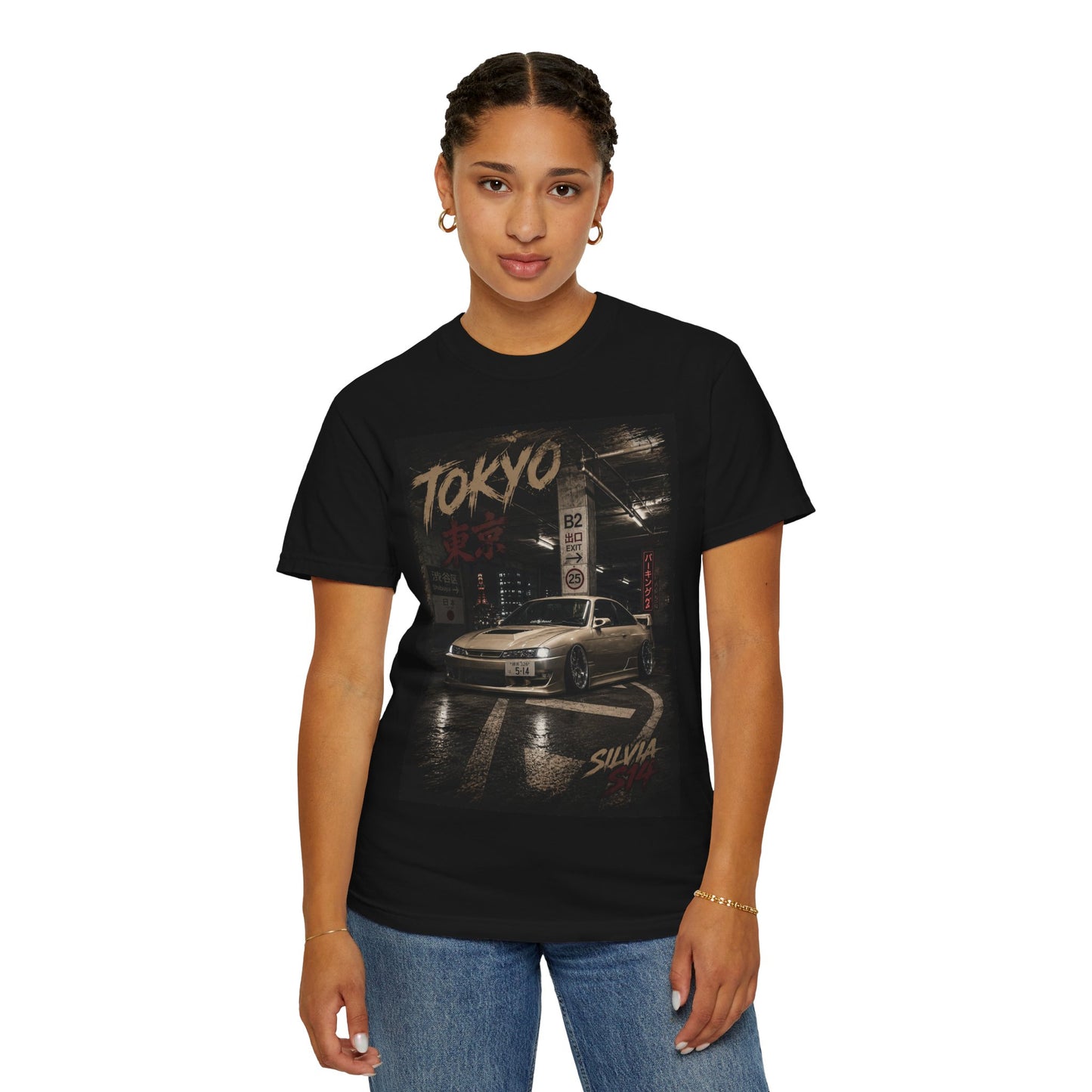 Tokyo Silvia T-Shirt — Night Street JDM Car Graphic Tee