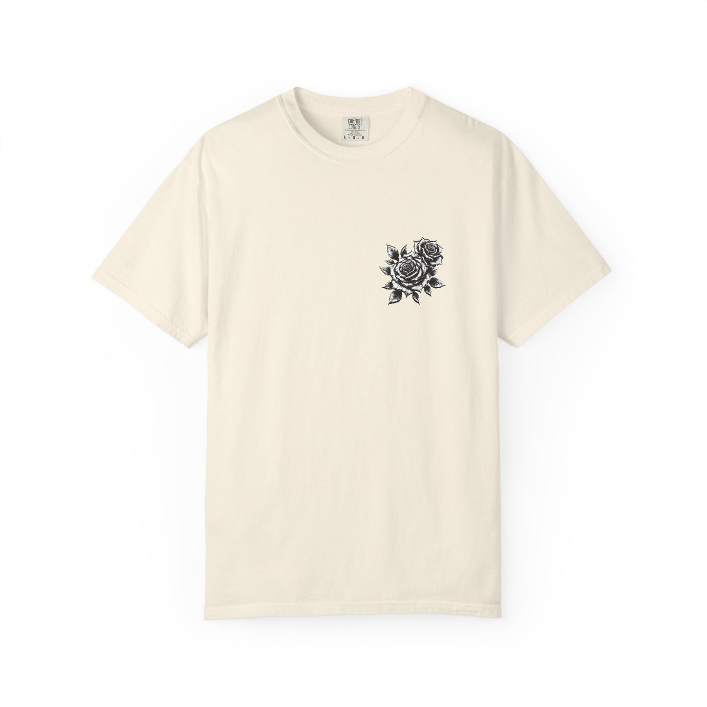 T-Shirt - Vintage Virgin Mary & Roses Graphic Tee