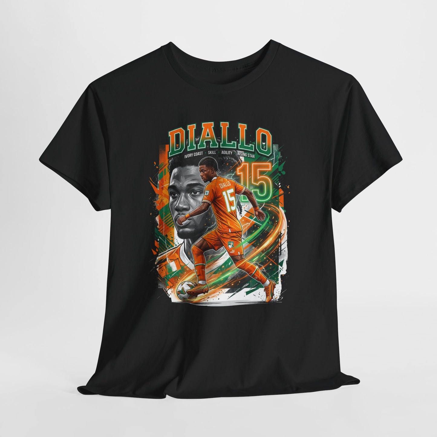 Diallo #15 – Rising Star of Ivory Coast T-Shirt