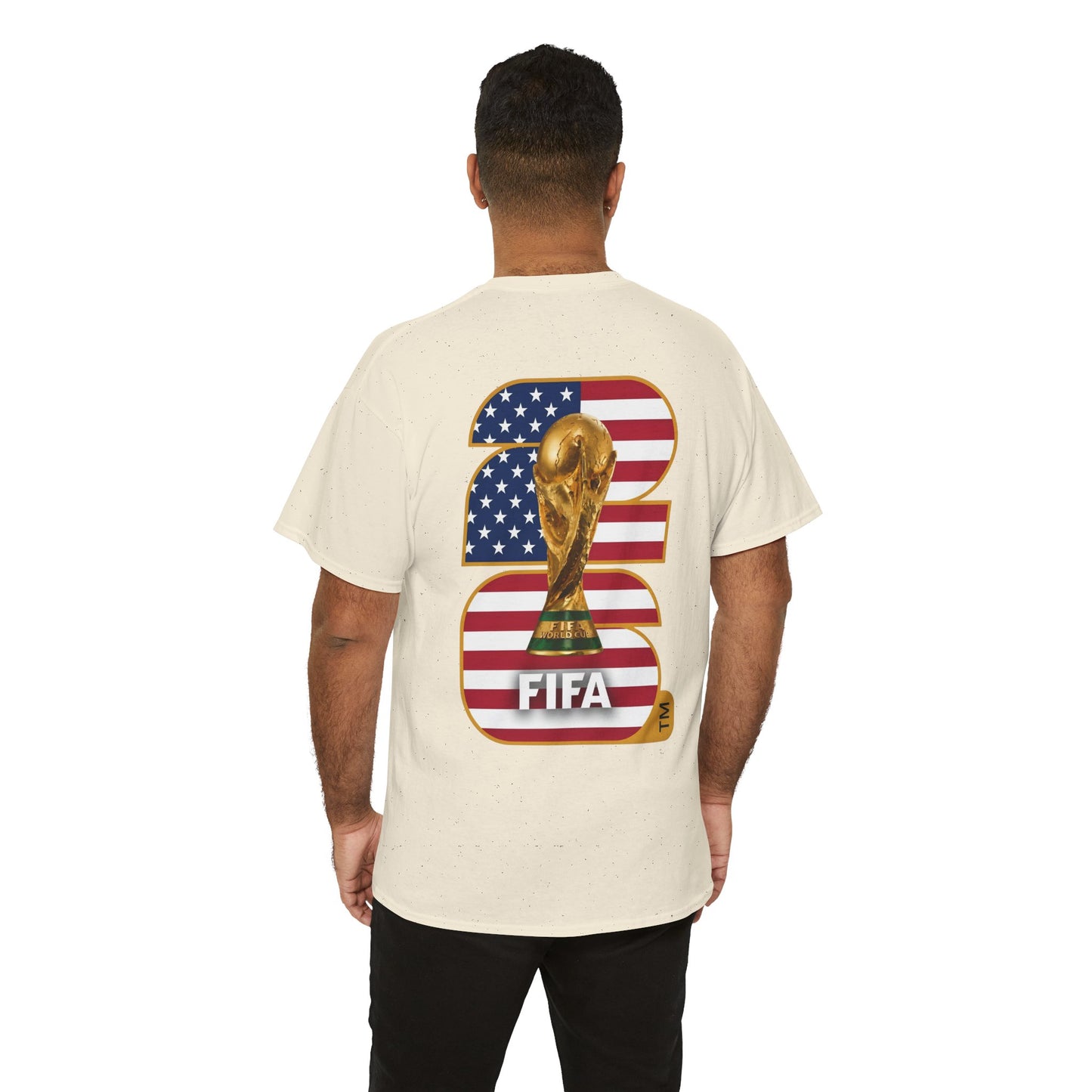USA 2026 FIFA World Cup Fan Edition – Front Crest & Championship Back Graphic T‑Shirt
