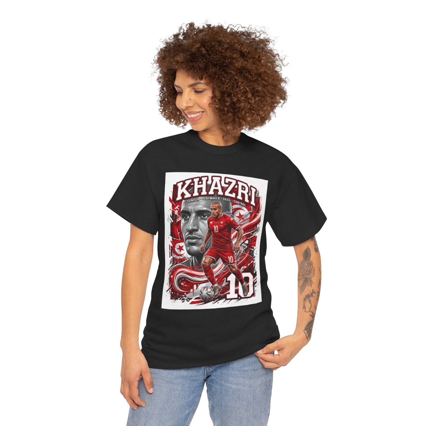 Khazri #10 – Tunisia’s Master Playmaker T-Shirt