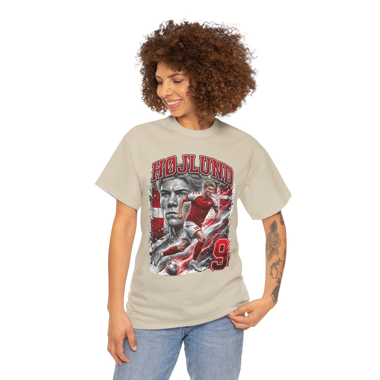 Højlund #9 – Danish Rising Force T-Shirt
