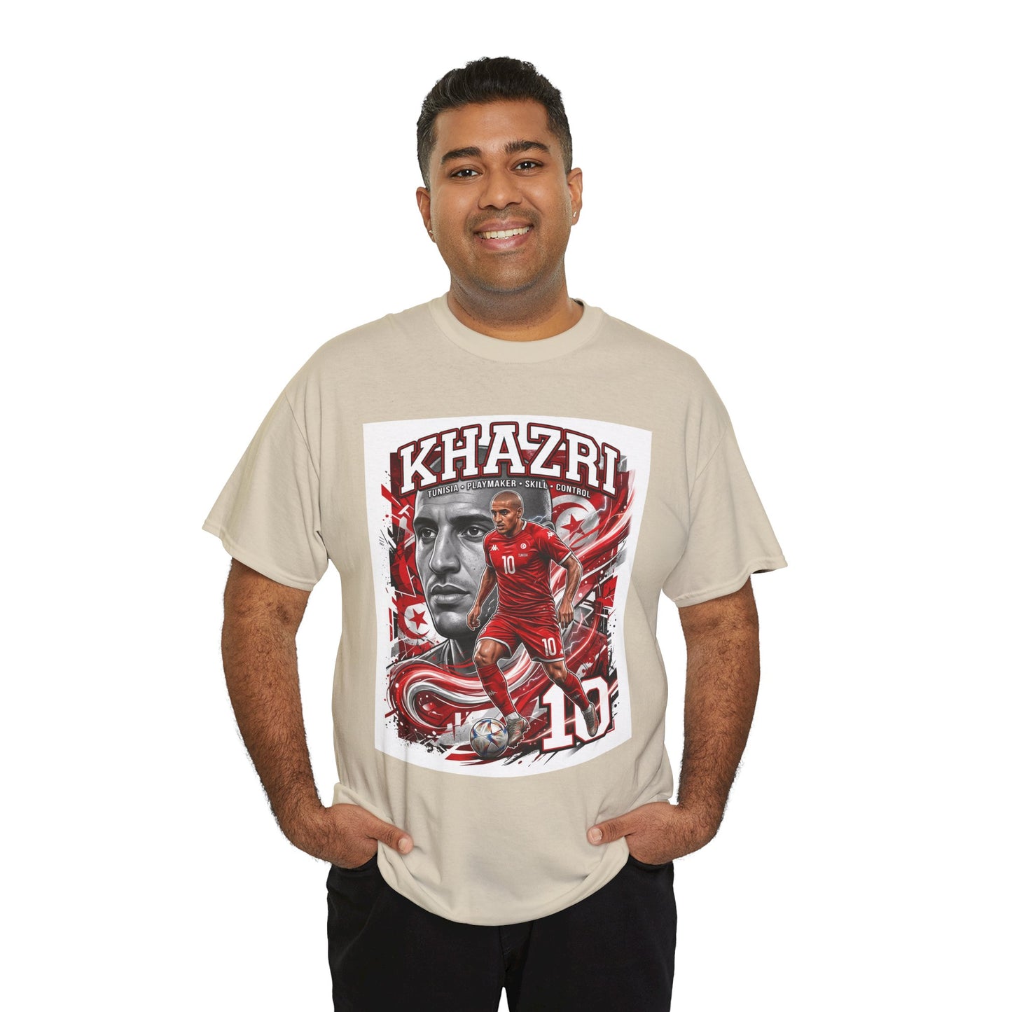 Khazri #10 – Tunisia’s Master Playmaker T-Shirt