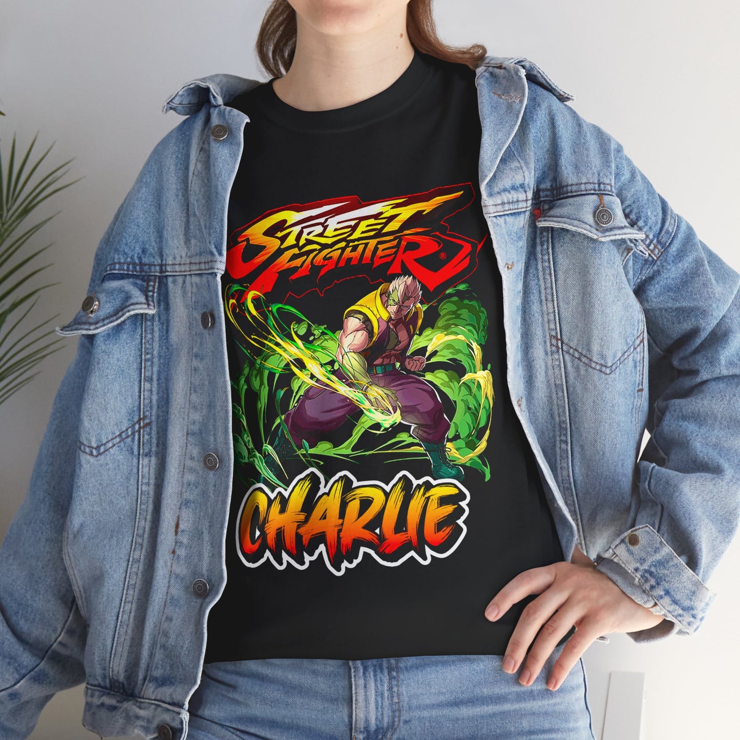 Street Fighter Charlie Energy Attack T-shirt
