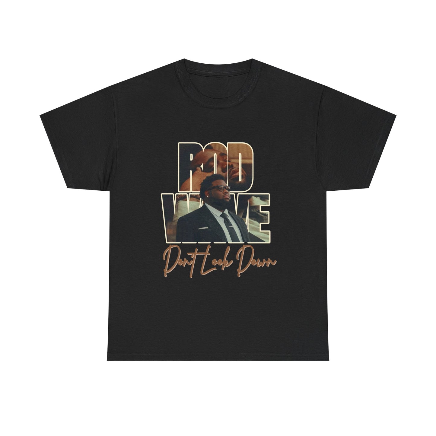 Rod Wave “Don’t Look Down” Vintage Hip-Hop Portrait T-Shirt Design
