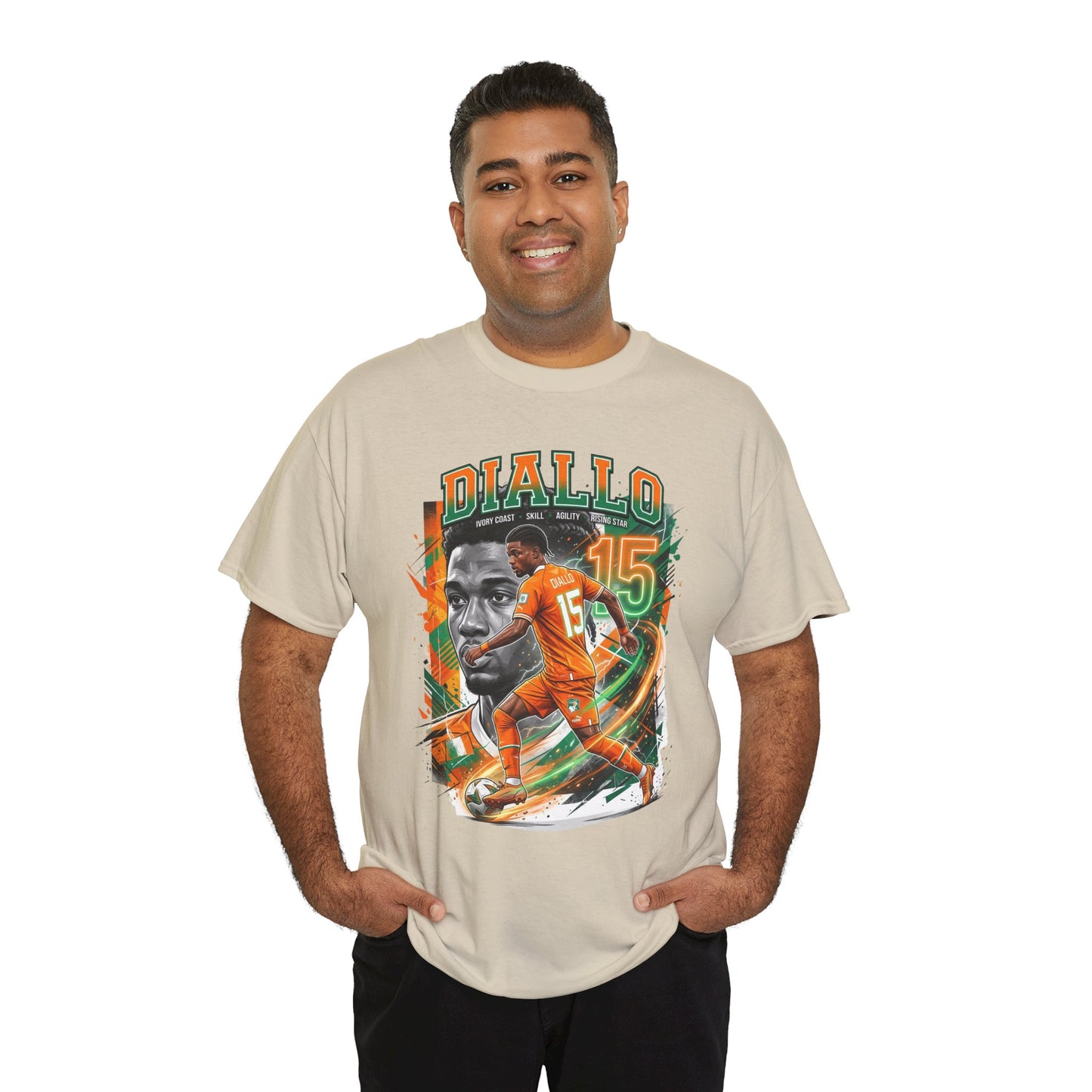 Diallo #15 – Rising Star of Ivory Coast T-Shirt