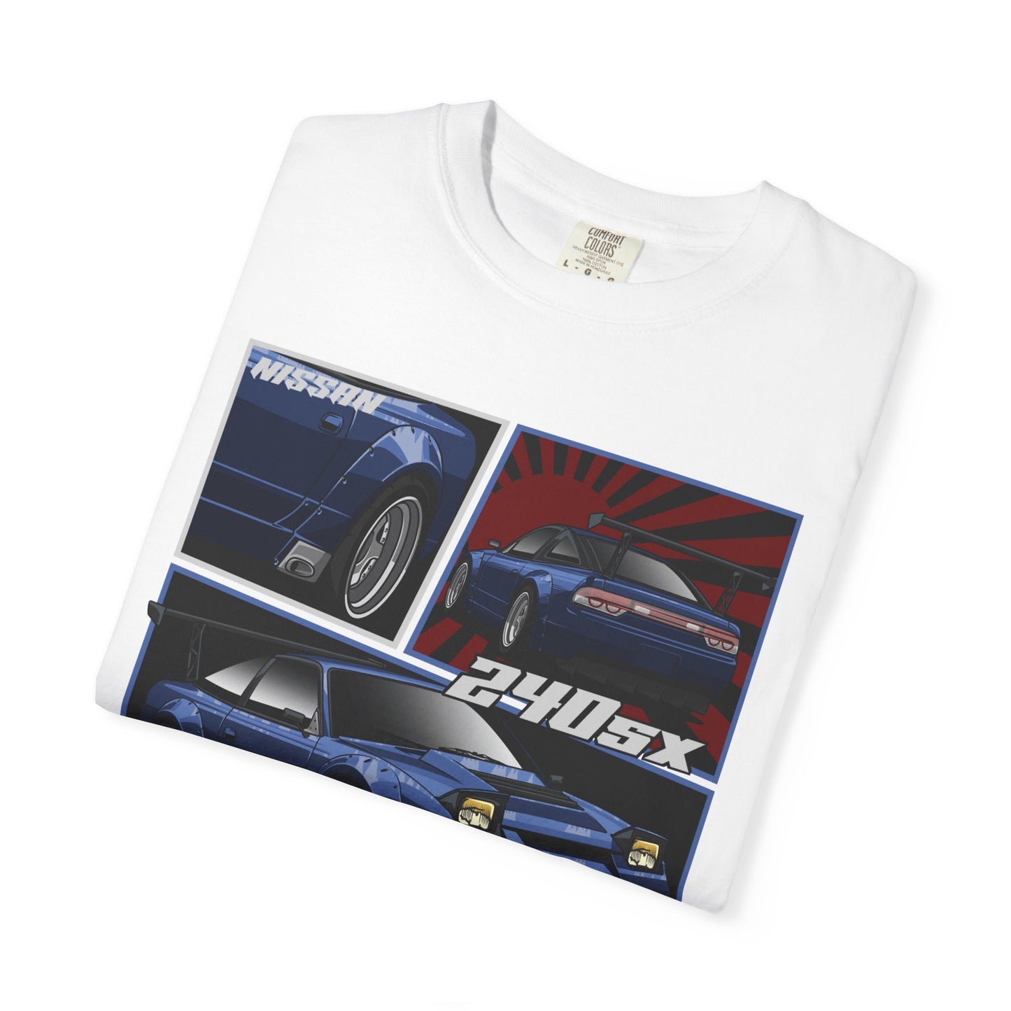 Nissan 240SX Comic Book Style IllustrationT-shirt