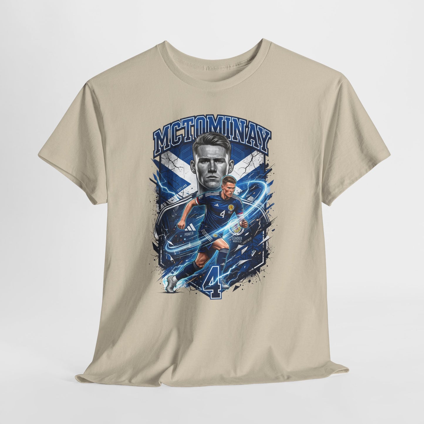 McTominay #4 – Scotland Midfield Warrior T-Shirt