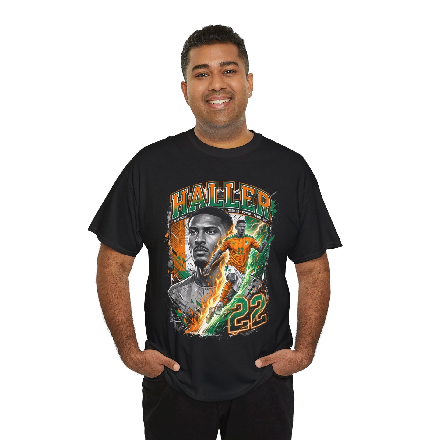Haller #22 – Ivory Coast Power Striker T-Shirt