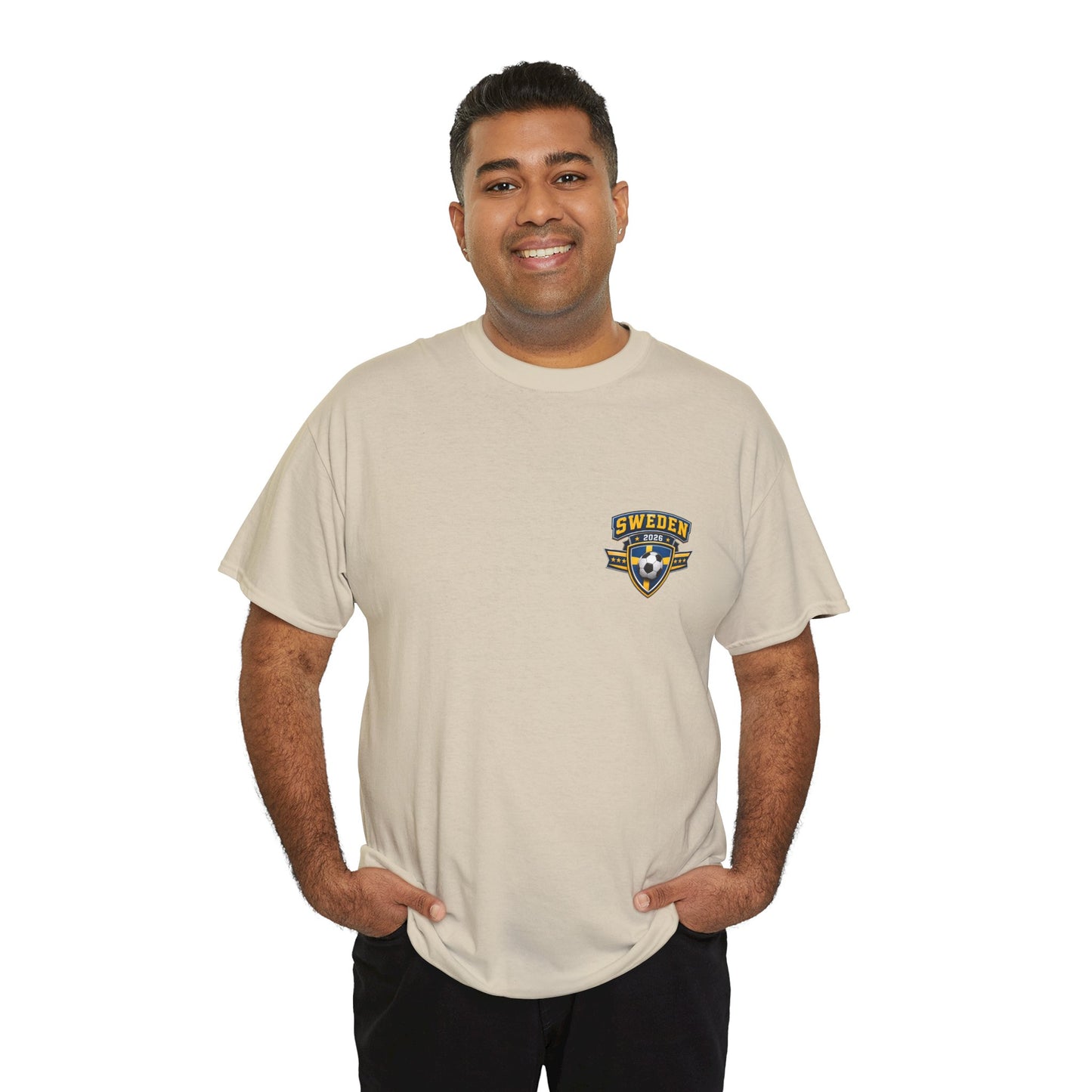 Sweden 2026 FIFA World Cup Fan Edition – Front Crest & Championship Back Graphic T-Shirt